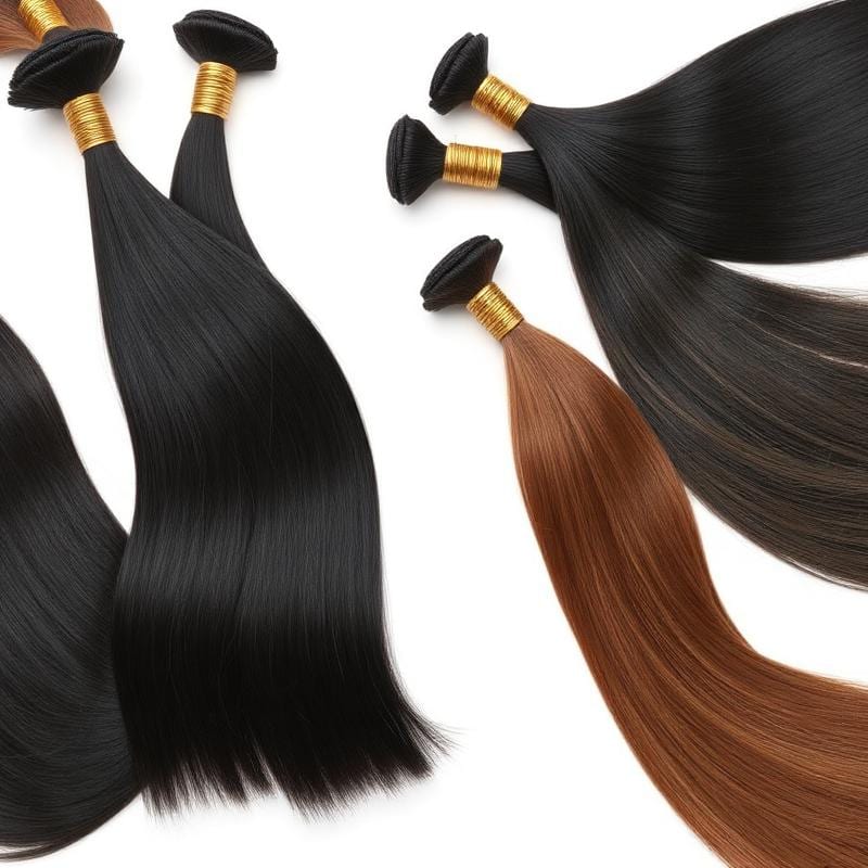 Human Hair Bundles, Straight